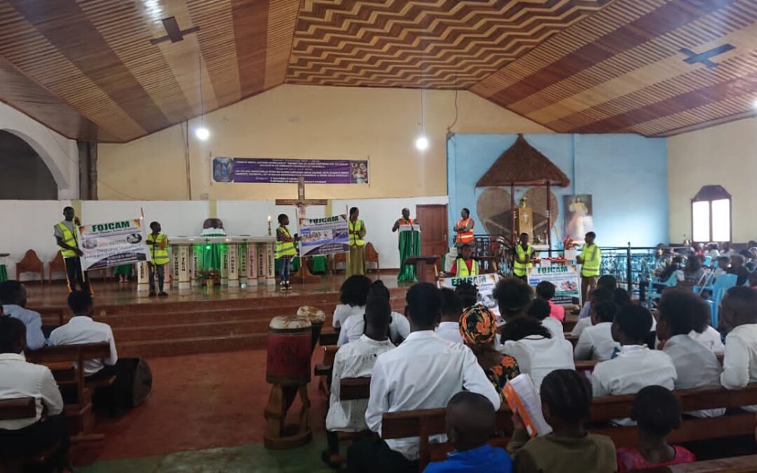 ÉGLISE : LA PAROISSE MARIE REINE DES APÔTRES DE KAMKOP ET LA FOJCAM en croisade contre les fléaux sociaux dans l’ INITIATIVE JEUNE 3+1