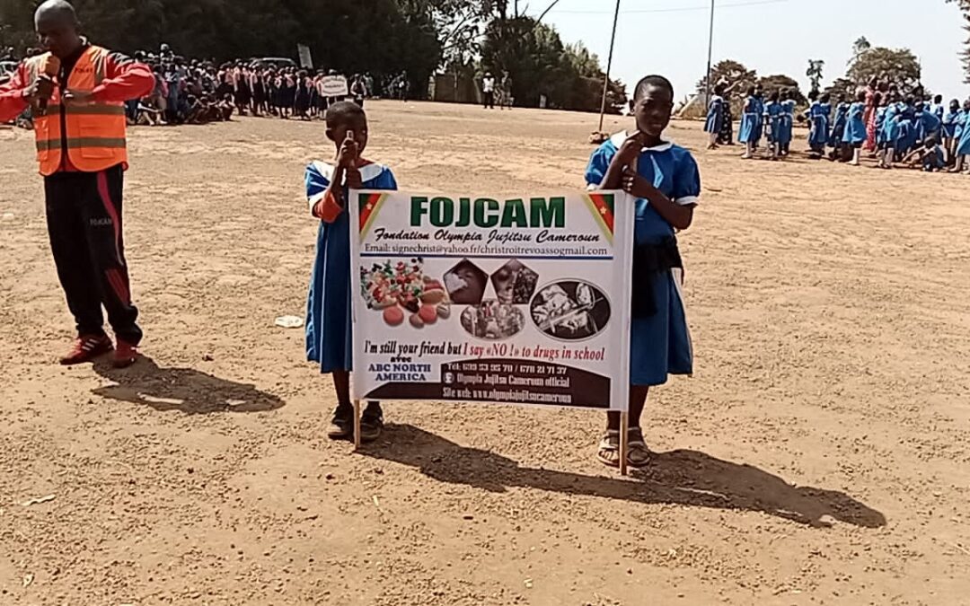 La FOJCAM ( Fondation Olympia jujitsu Cameroun) sensibilise les populations de Penka- Michel