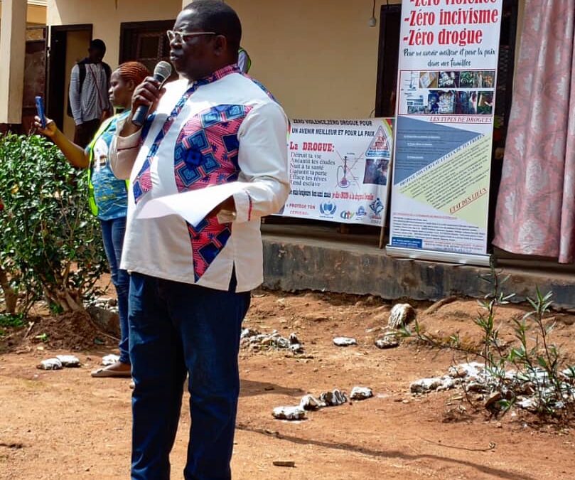 INVITEE PAR LA COMMISSION DIOCÉSAINE JUSTICE ET PAIX DE BAFANG , LA FOJCAM a animé ce mercredi 08 Novembre 2023 une causerie éducative au COLLÈGE SAINTE ANNE DE BANDJA  de 10h à 12h15